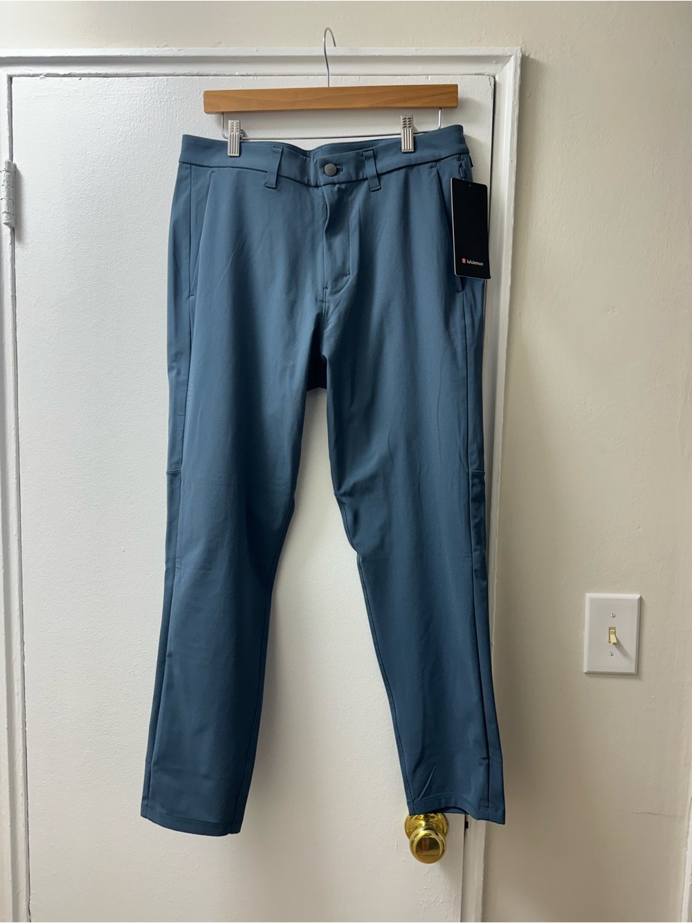 Men's Blue Lululemon Commission Pant Slim 30”L